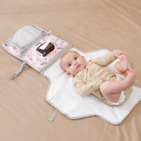 Foldable Changing Pad (Macys) (Color: Light Pink)