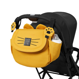 Kitty Paws Stroller Organizer (Color: Yellow)