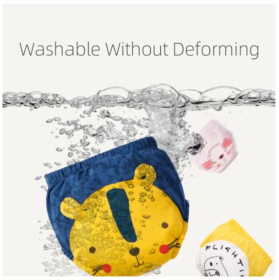 Baby Diaper Training 2-Pack Underwear (Color: Yellow, size: L(15-24M))
