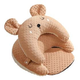Baby Plush Nursing Pillow (Color: Brown Bear)
