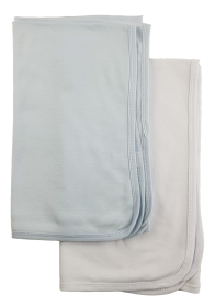 Bambini Blanket (Color: Blue/White, size: 30x40)